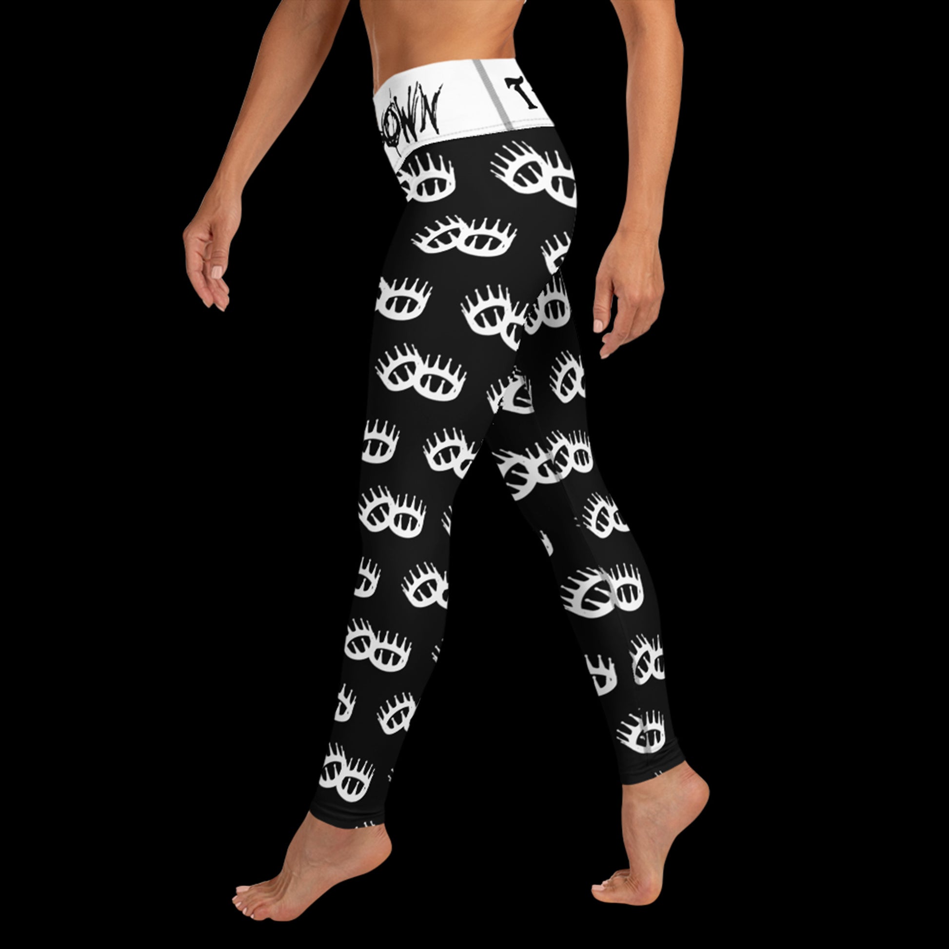 XXIII Skeleton Pants Black/White